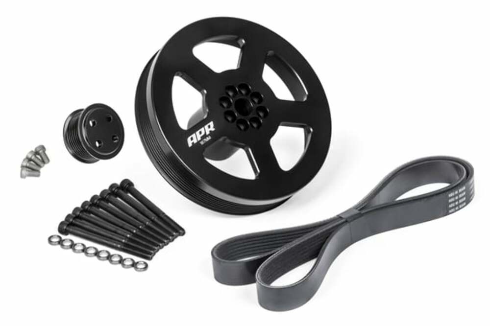APR 3.0 TFSI Supercharger Drive and Crank Pulley with Belt (Bolt on) - MS100185
