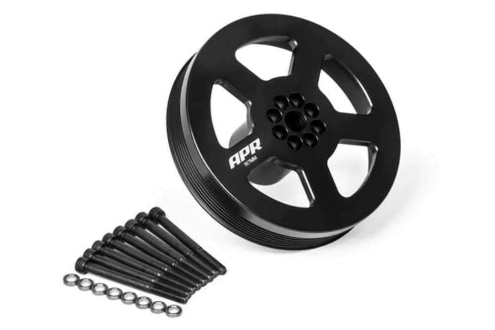 APR 3.0 TFSI Supercharger Drive and Crank Pulley with Belt (Bolt on) - MS100185