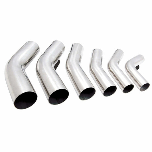 Mandrel Bend 304SS Polished 2.5 15deg 1.5D 6 Leg Exhaust Pipe-Xforce-MS250-15