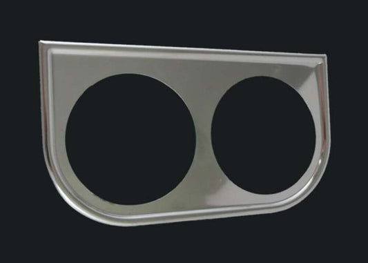 Chrome Under Dash Panel / 2-Hole MT55