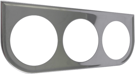 Chrome Under Dash Panel / 3-Hole MT56