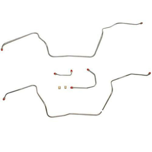 1982-88 Chevrolet El Camino Transmission Cooler Lines 200R4 Steel - MTC8201OM - Transmission Lines Car Part People