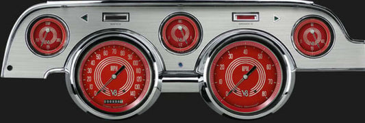 V8 Red Steelie 1967-68 Mustang MU67V8RSBA