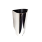 2.5" ID/4" OUT/9.5" Heart Shape Exhaust Tip Polished Chrome NT-HEART-SCP