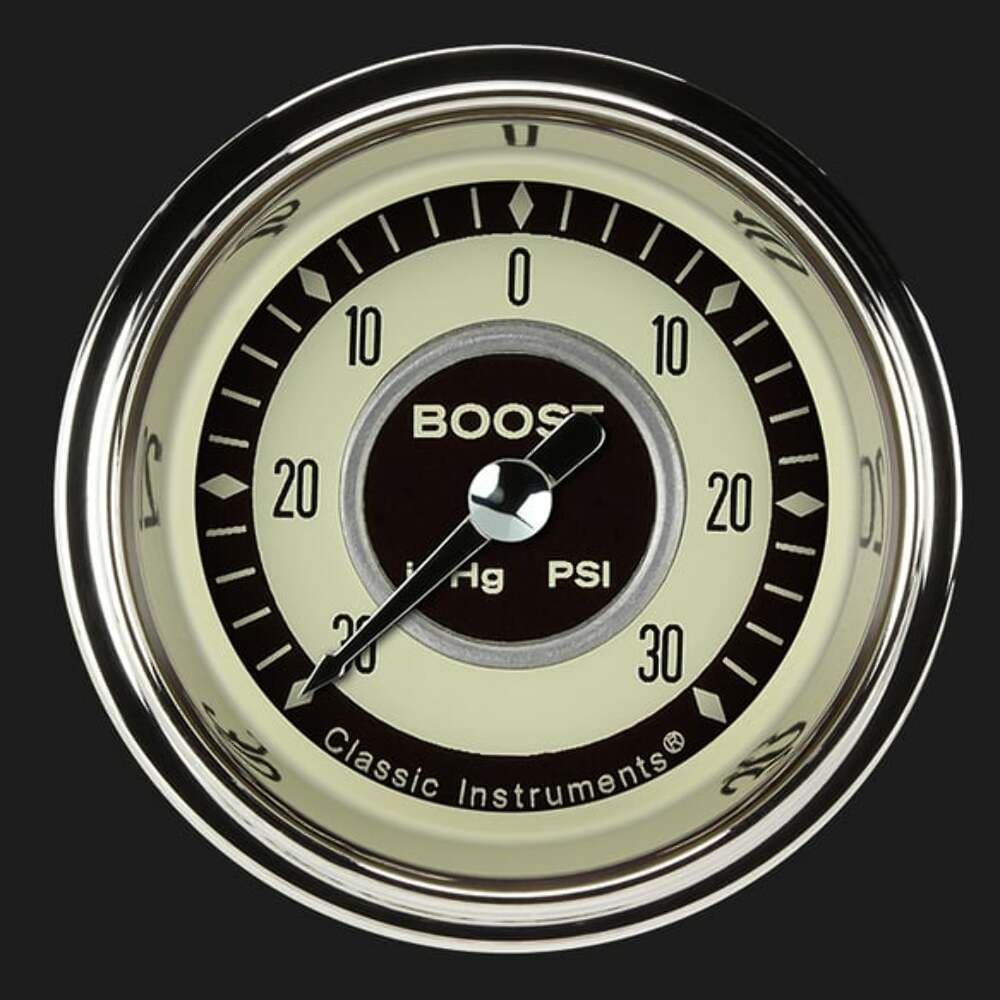 Nostalgia VT 2 1/8" Boost/Vac Gauge NT141SHC