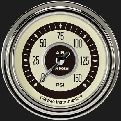 Nostalgia VT 2 5/8" Air Pressure Gauge NT318SLC