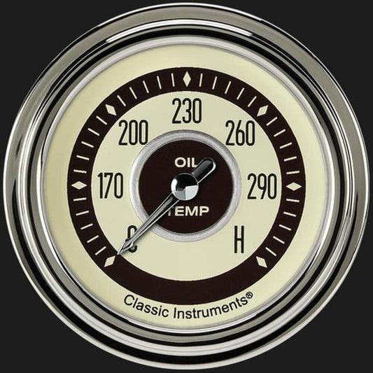 Nostalgia VT 2 5/8" Oil Temperature Gauge NT328SLC