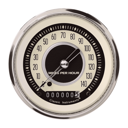 Nostalgia VT 3 3/8" Speedometer NT55SHC