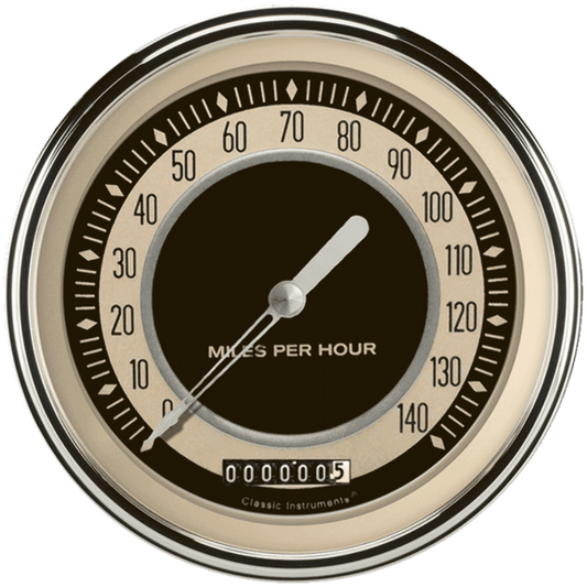 Nostalgia VT 4 5/8" Speedometer NT56SLC