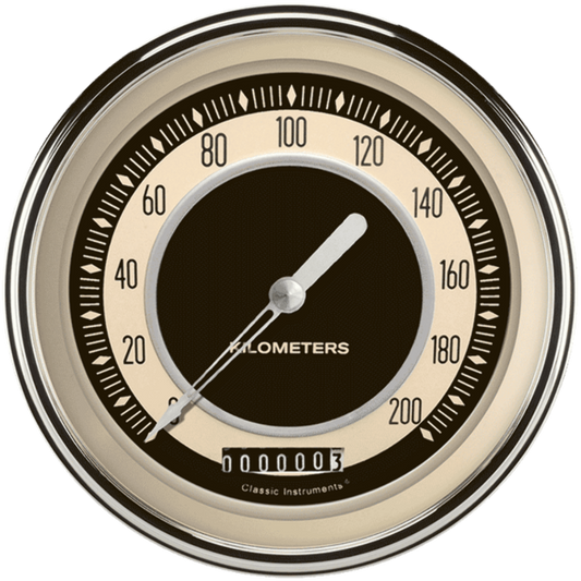 Nostalgia VT 4 5/8" Speedometer NT58SLC