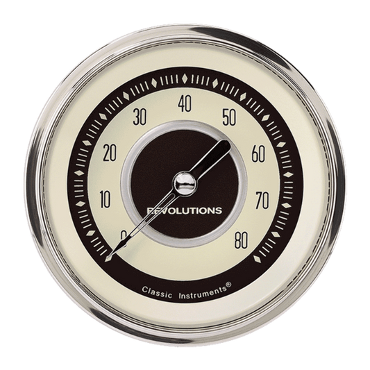 Nostalgia VT 3 3/8" Tachometer NT80SHC