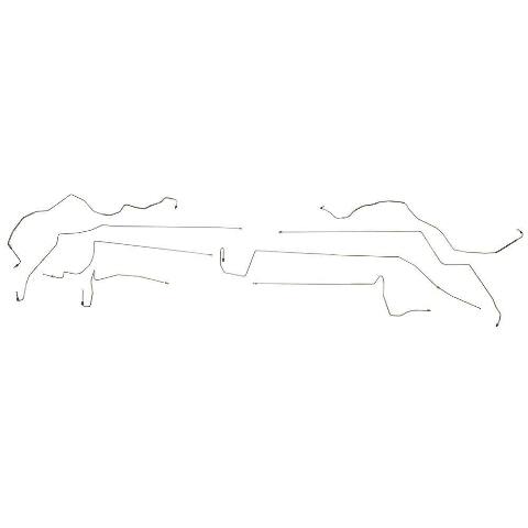 1996-01 Lexus ES300 Intermediate Brake Line AWABS Disc Brake Steel - OIN9603OM
