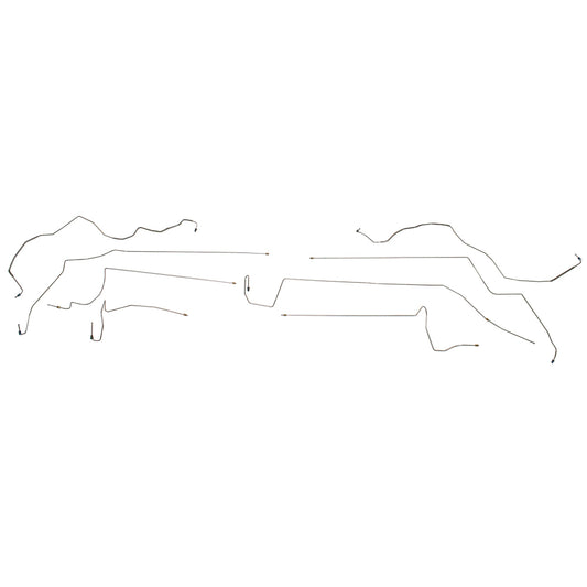 Intermediate Brake Line For 99-03 Toyota Solara w/ 4 Wheel Disc and ABS Stainless - Intermediate Lines Car Part People