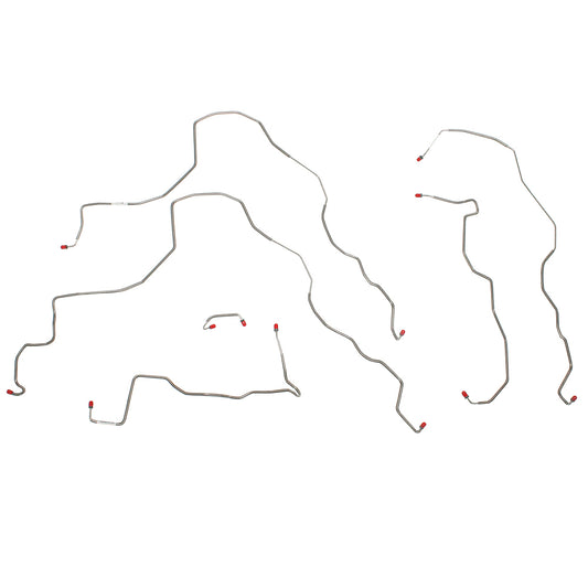 1999-03 Toyota Solara Front Brake Line Kit AWABS 4W Disc Brakes Steel - OKT9901OM - Front Lines Car Part People