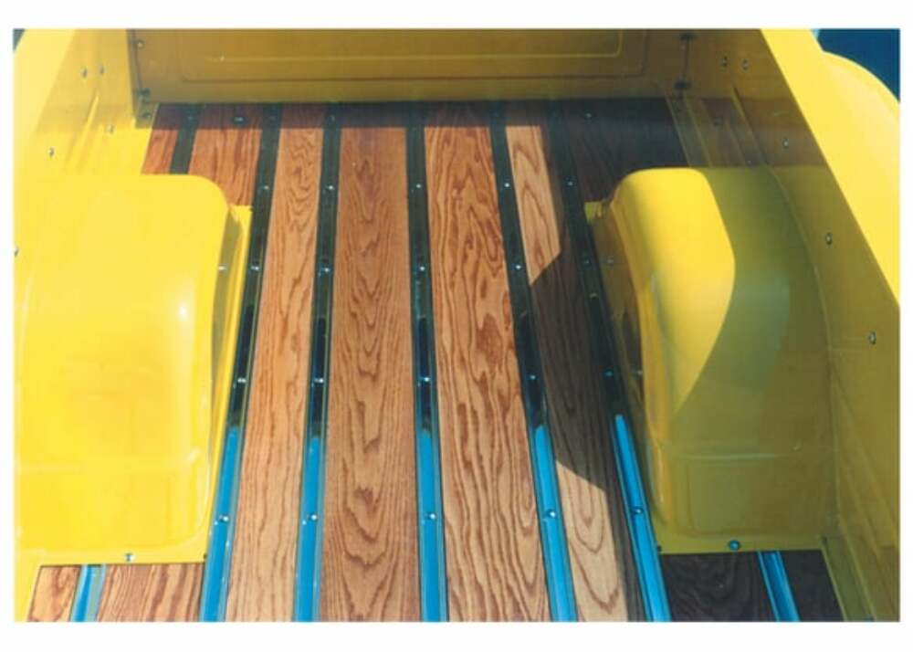 Fits 63-66 C10 Panel Deluxe Oak Bed Wood-Shortbed-Stepside-Polished Ss OWK72SS-2