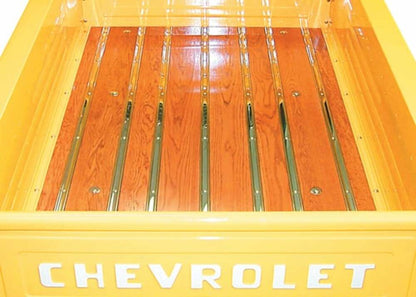 Fits 63-66 C10 Panel Deluxe Oak Bed Wood-Shortbed-Stepside-Polished Ss OWK72SS-2