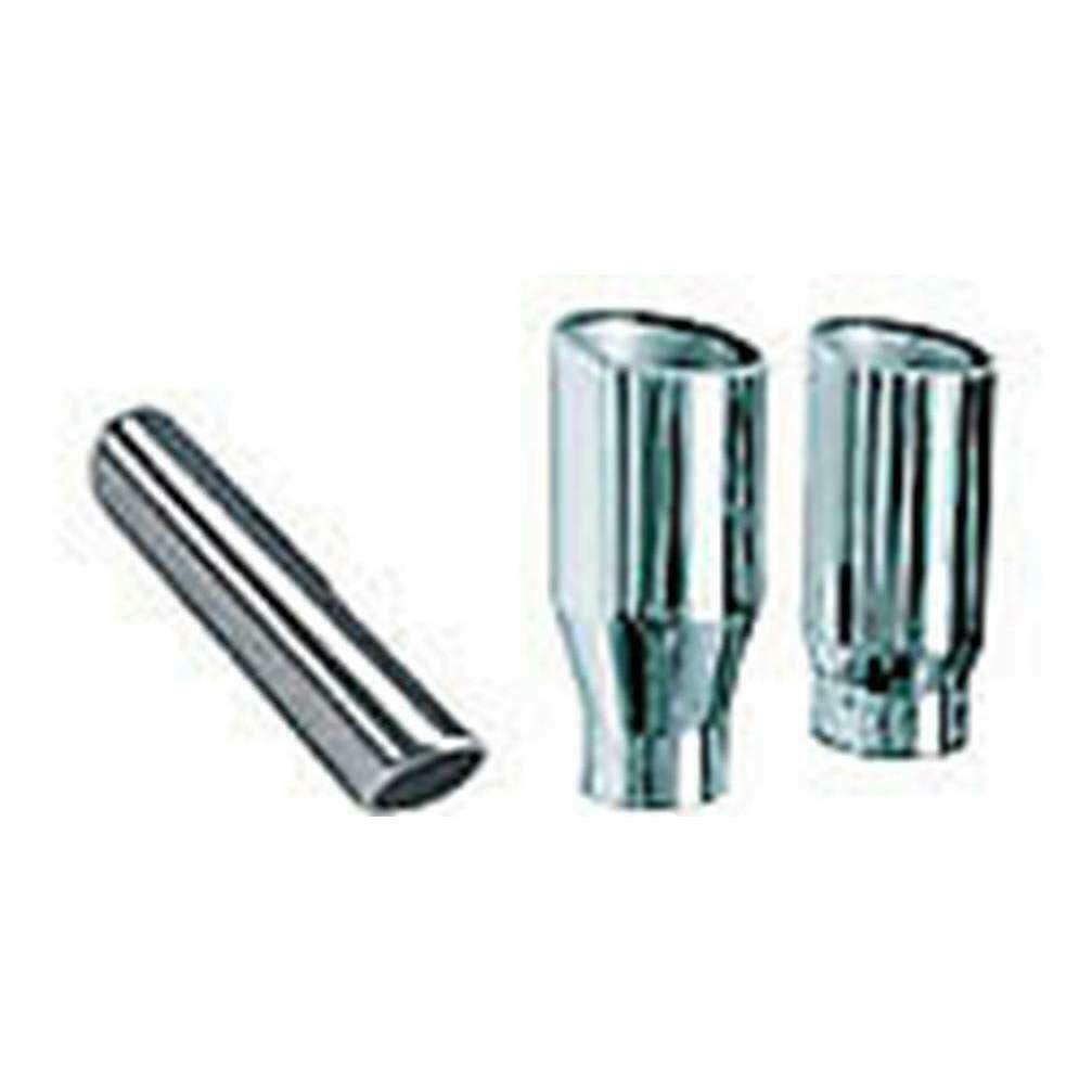 4 Rolled Angle Jones Stainless Steel Exhaust Tip PBRAC4012-4SS - Exhaust Tips Car Part People