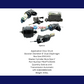 Fits 1966-1977 Ford Bronco Power Brake Conversion Kit Firewall Mount PBUFT12504A