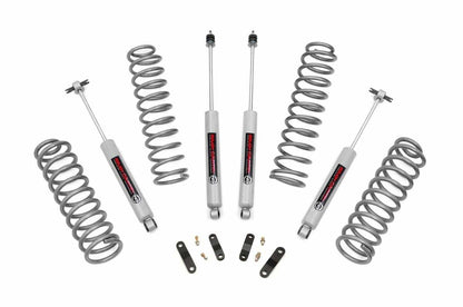 Fits Jeep Wrangler JK 4WD (2007-2018) 2.5 Inch Lift Kit; PERF678