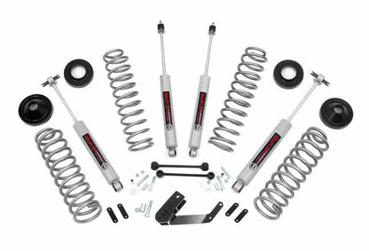 Fits Jeep Wrangler JK 4WD (2007-2018) 3.25 Inch Lift Kit; PERF693