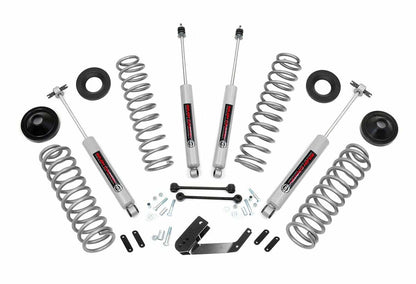 Fits Jeep Wrangler Unlimited 2WD/4WD (2007-2018) 3.25 Inch Lift Kit; PERF694