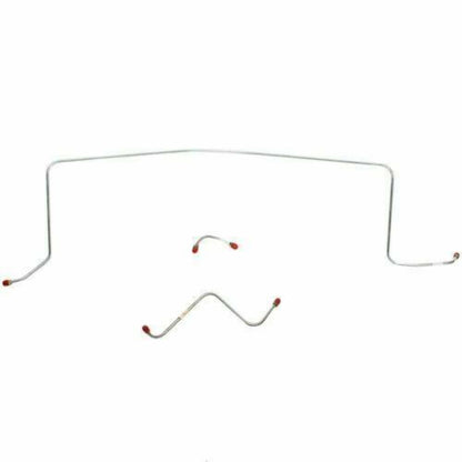 1961 Pontiac Catalina Front Brake Line Kit Standard Brakes Stainless - PKT6101SS - Front Lines Car Part People