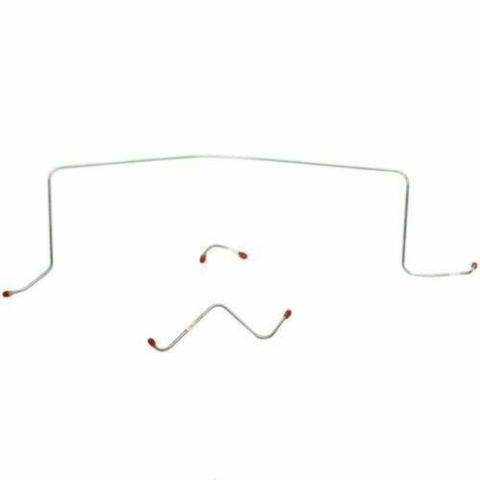 1961 Pontiac Catalina Front Brake Line Kit Standard Brakes Stainless - PKT6101SS - Front Lines Car Part People