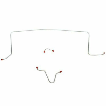 1961 Pontiac Catalina Front Brake Line Kit Power Brakes Stainless - PKT6102SS - Front Lines Car Part People