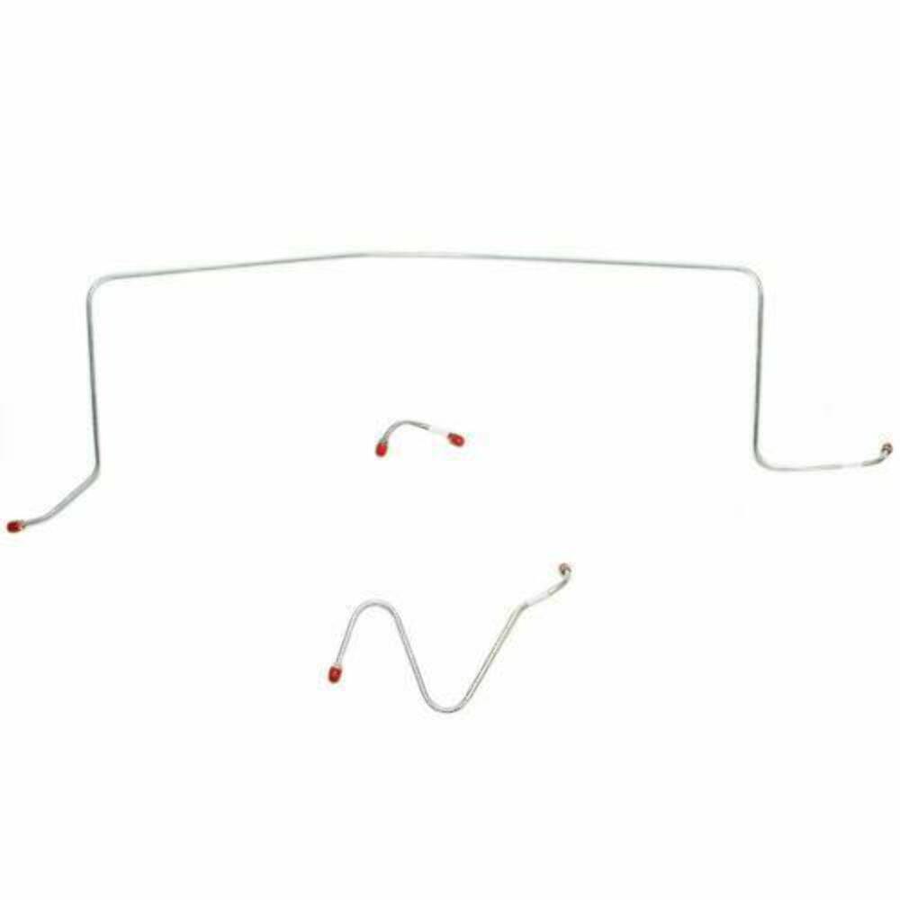 1962-63 Pontiac Catalina Front Brake Line Kit Standard Brake Steel - PKT6201OM - Front Lines Car Part People