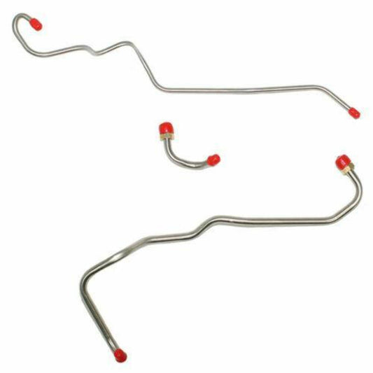 1967 Pontiac GTO Pump to Carburetor Fuel Line w/ 326CID V8 4BBL - PPC6703SS - Pre-Bent Fuel Lines Car Part People