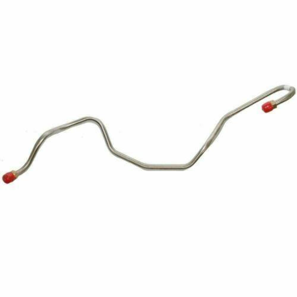 Fine Lines PPC6902SS for 1969-70 Pontiac Firebird Pump to Carb Fuel Line V8 4BBL Stainless - Pre-Bent Fuel Lines Car Part People