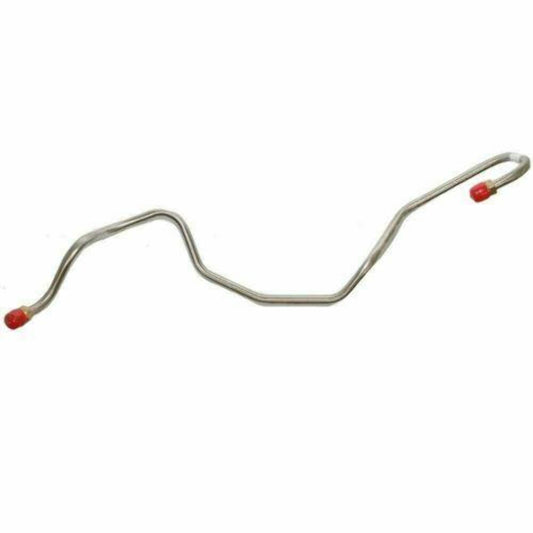 Fine Lines PPC6902SS for 1969-70 Pontiac Firebird Pump to Carb Fuel Line V8 4BBL Stainless - Pre-Bent Fuel Lines Car Part People