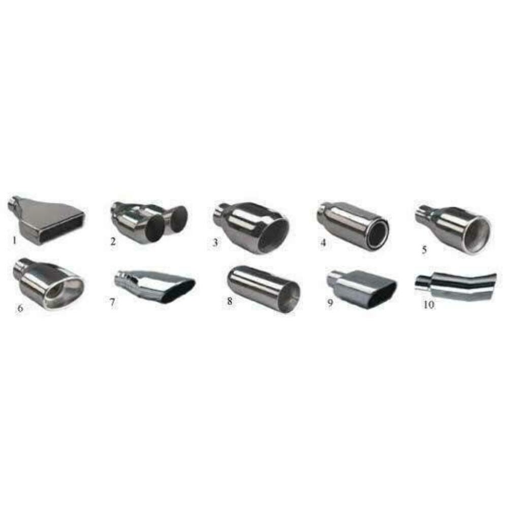 4 inch Exhaust Tip Jones Stainless Steel Exhaust Tip PRESPT5012-4SS - Exhaust Tips Car Part People