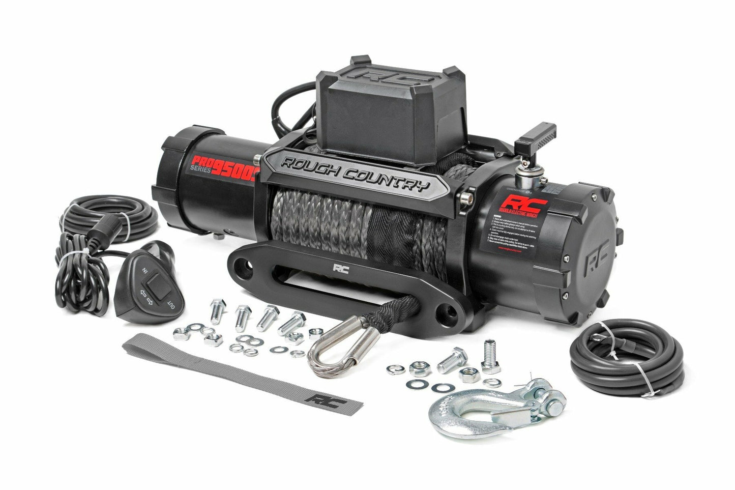 9500-Lb Pro Series Winch; Synthetic Rope PRO9500S