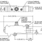 Disc/Drum Proportioning Valve - Brass PV4 - Master Cylinders and Parts Car Part People