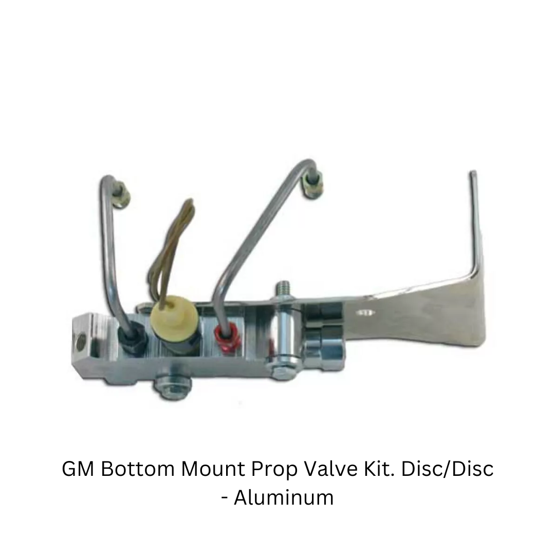 GM Bottom Mount Prop Valve Kit. Disc/Disc - Aluminum PV4AK-2BM - Master Cylinders and Parts Car Part People
