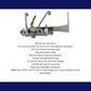 GM Bottom Mount Prop Valve Kit. Disc/Disc - Chrome PV4CK-2BM