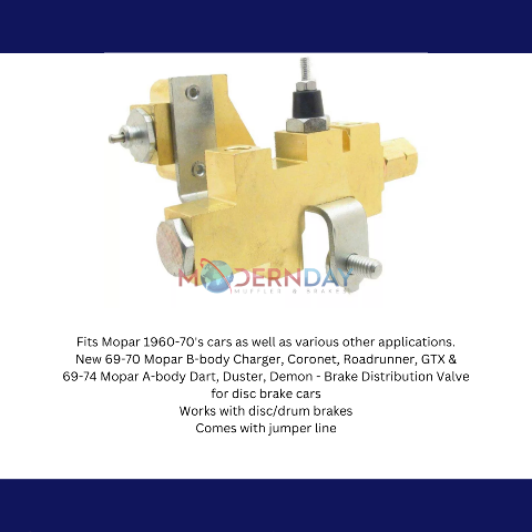 Fits 1960-1970 Mopar Proportioning Valve PV6070MOP