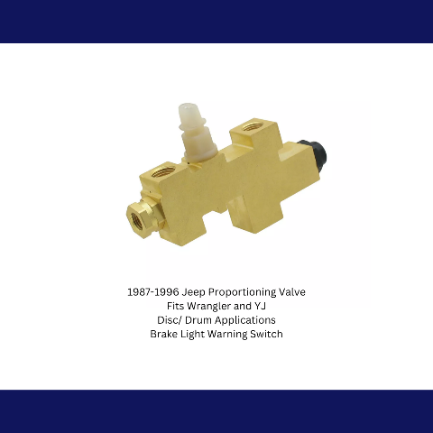 Fits 1987-1996 Jeep Proportioning Valve PV8796J