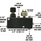 Adjustable Proportioning Valve + Distribution Block PVC-B - Master Cylinders and Parts Car Part People