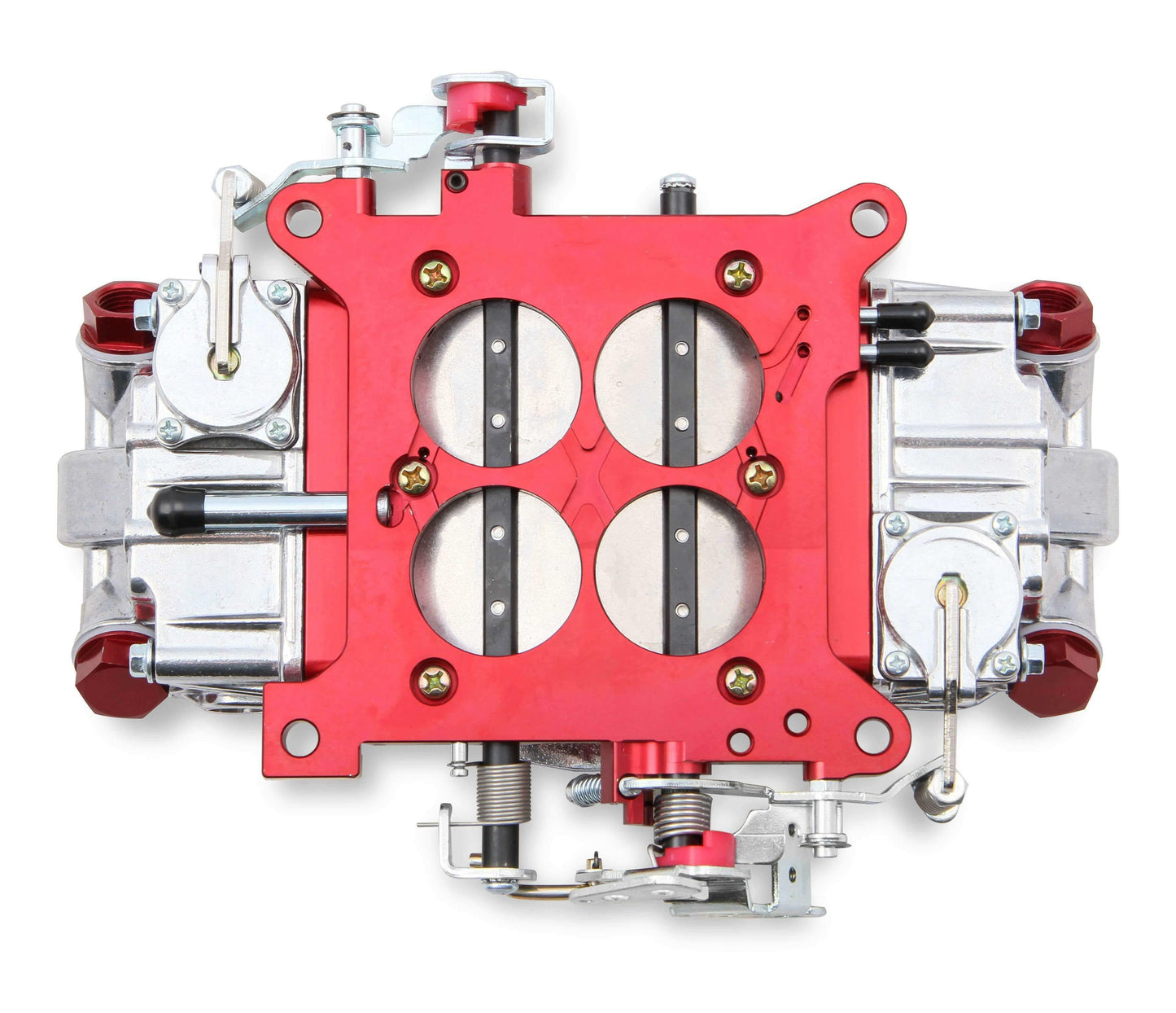 Quick Fuel Q-750-B2 750 CFM Blower Supercharger Carbs W Line Kit Chrome Bowls