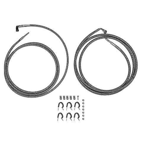 2006-2011 Chevrolet Impala 3.5L Flex, Quick Fix Fuel Kit; Braided QFF0024SS