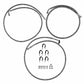 2002-05 Buick Rendezvous w/ 3.4L V6 Quick Fix Fuel Hose Kit Stainless QFF0025SS