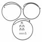 2002-05 Buick Rendezvous w/ 3.4L V6 Quick Fix Fuel Hose Kit Stainless QFF0025SS