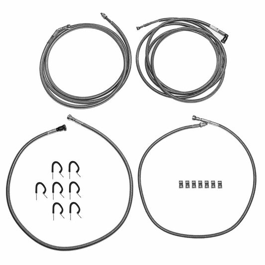 Fits 1999-2002 Chevrolet Camaro w/ LS1, Quick Fix Fuel Kit; Braided QFF0029SS - Quick Fix Fuel Lines Car Part People