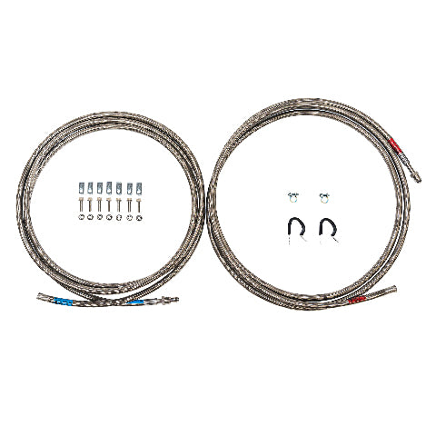 1988-1991 Chevrolet Corvette L98 Quick Fix Complete Fuel Line Kit Braided QFF0037SS