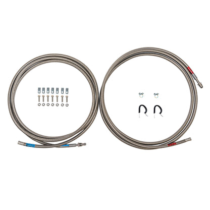 1988-1991 Chevrolet Corvette L98 Quick Fix Complete Fuel Line Kit Braided QFF0037SS