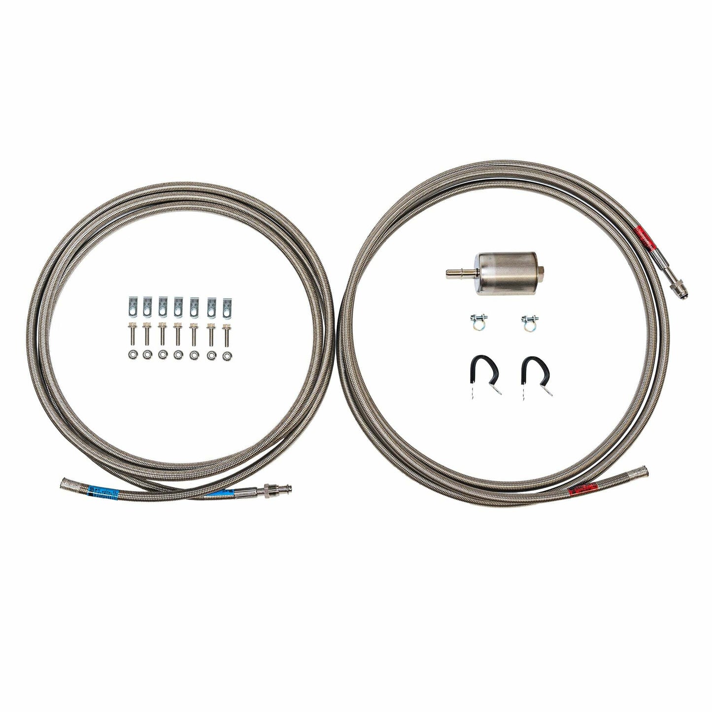 2002-2007 Saturn Vue Quick Fix Complete Fuel Line Kit Braided-QFF0037SS - Fuel Line Car Part People