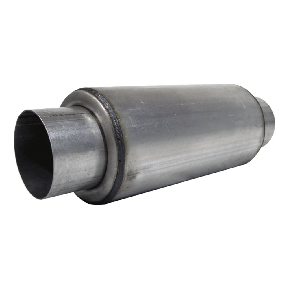 Resonator 4in. Inlet/Outlet; 12in. Body 18in. Overall; T304 - R1009 - Performance Mufflers Car Part People
