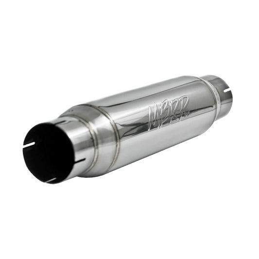 Resonator; 3in. Inlet; Outlet;16in. body; 20in. overall; T304 - R1013 - Performance Mufflers Car Part People